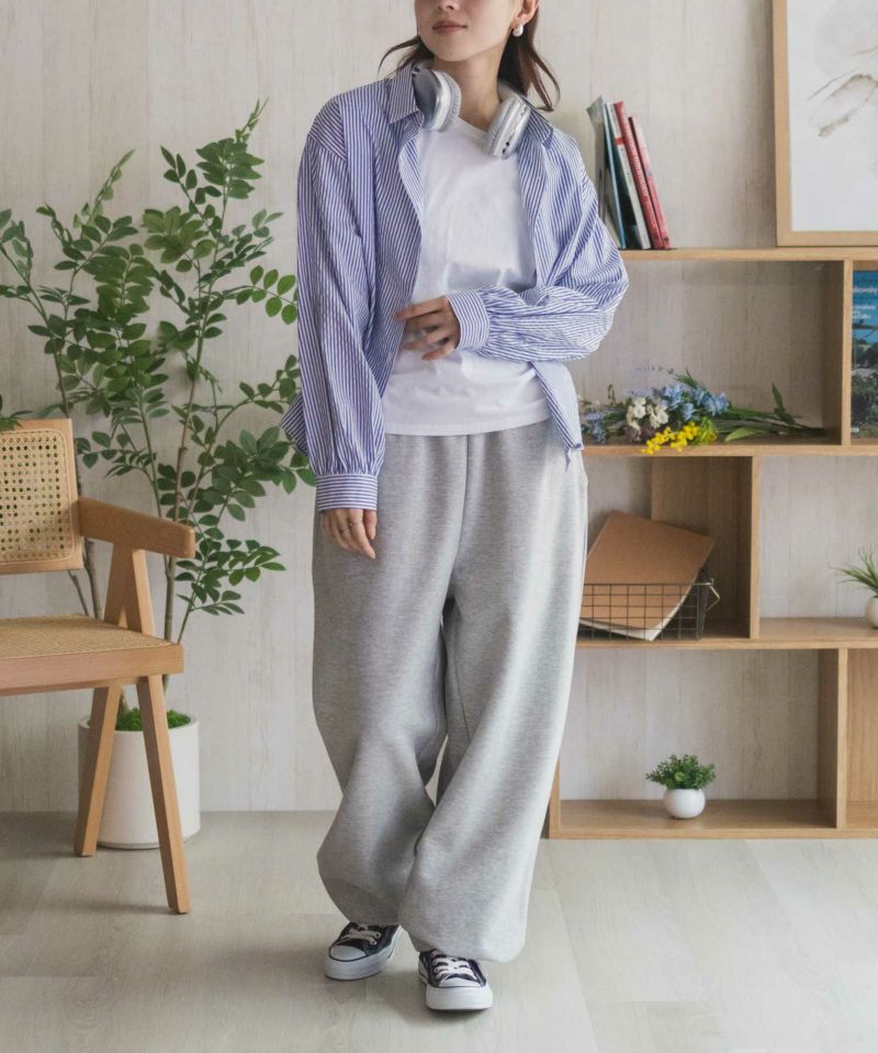 nAvy  ストライプ前開きシャツ レディース商品画像-18