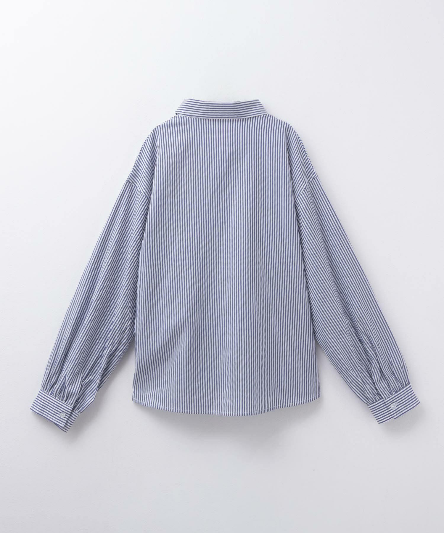 nAvy ストライプ前開きシャツ レディース