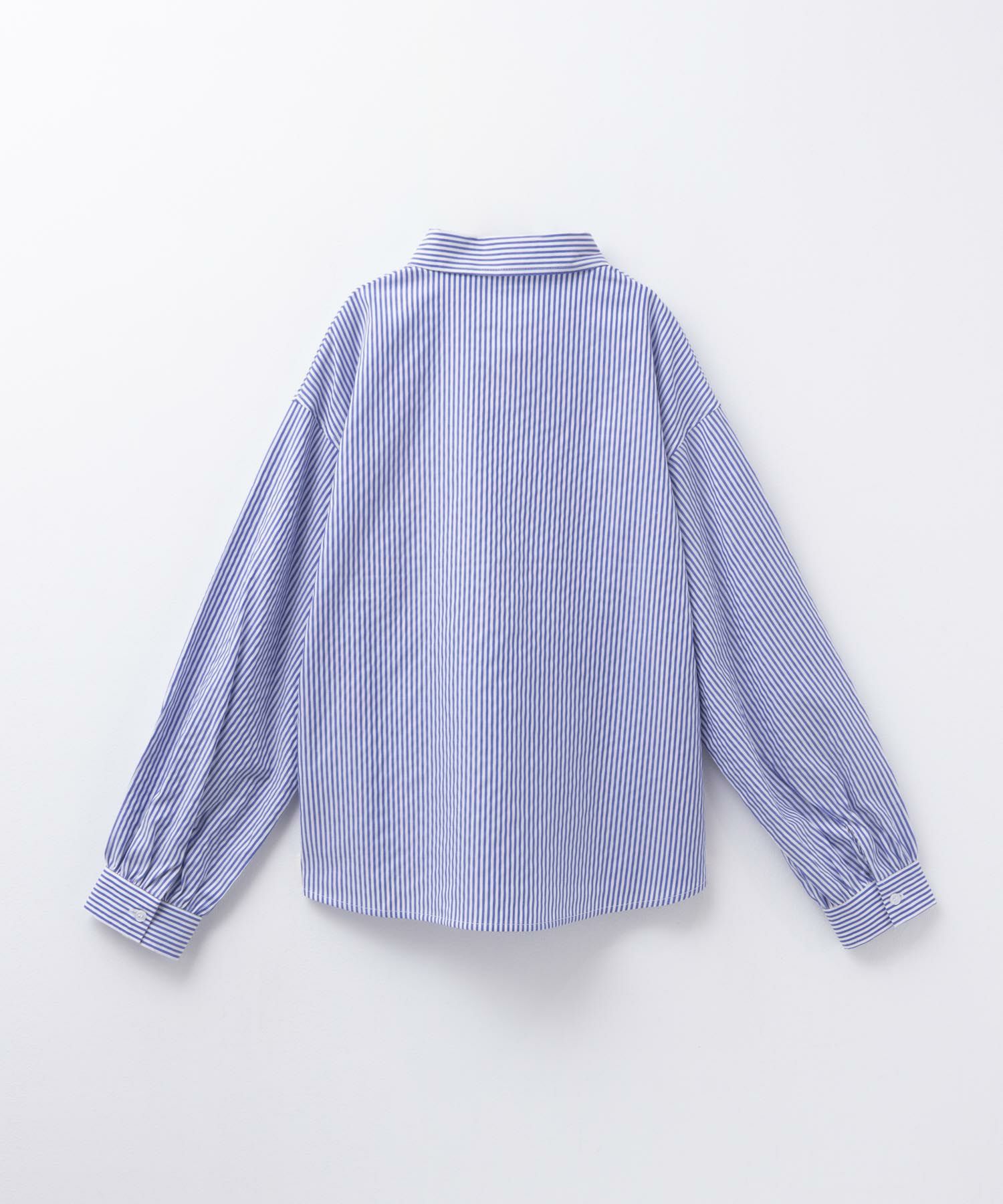 nAvy ストライプ前開きシャツ レディース