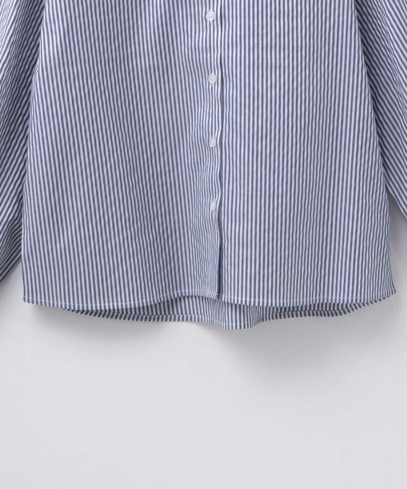 nAvy  ストライプ前開きシャツ レディース商品画像-31