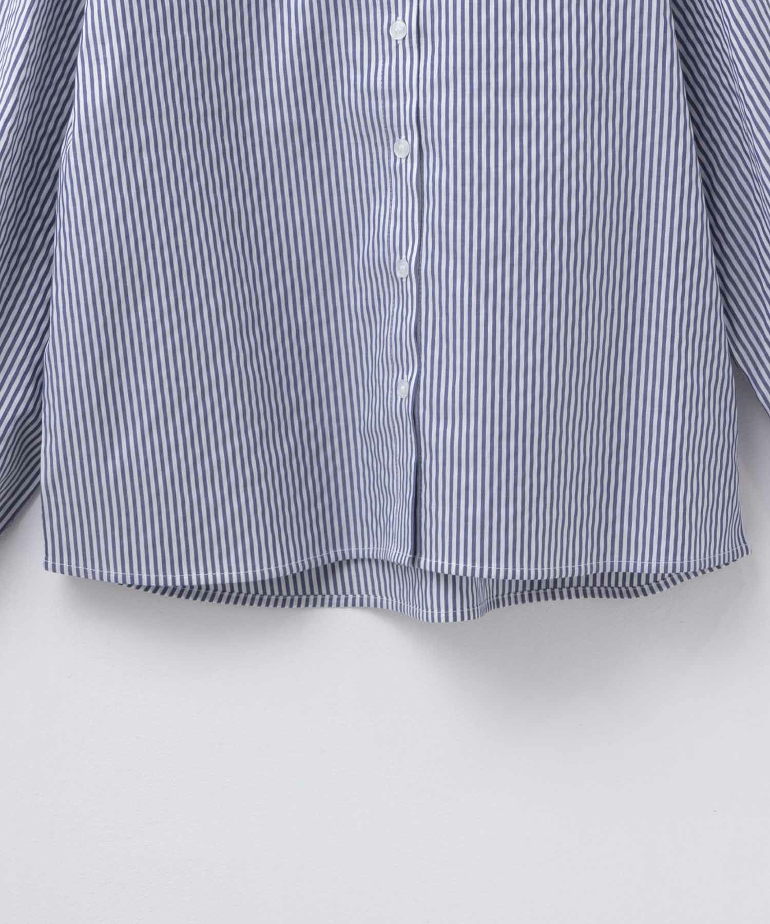 nAvy  ストライプ前開きシャツ レディース商品画像-31