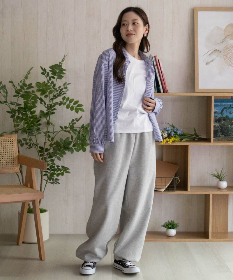 nAvy ストライプ前開きシャツ レディース商品画像-34