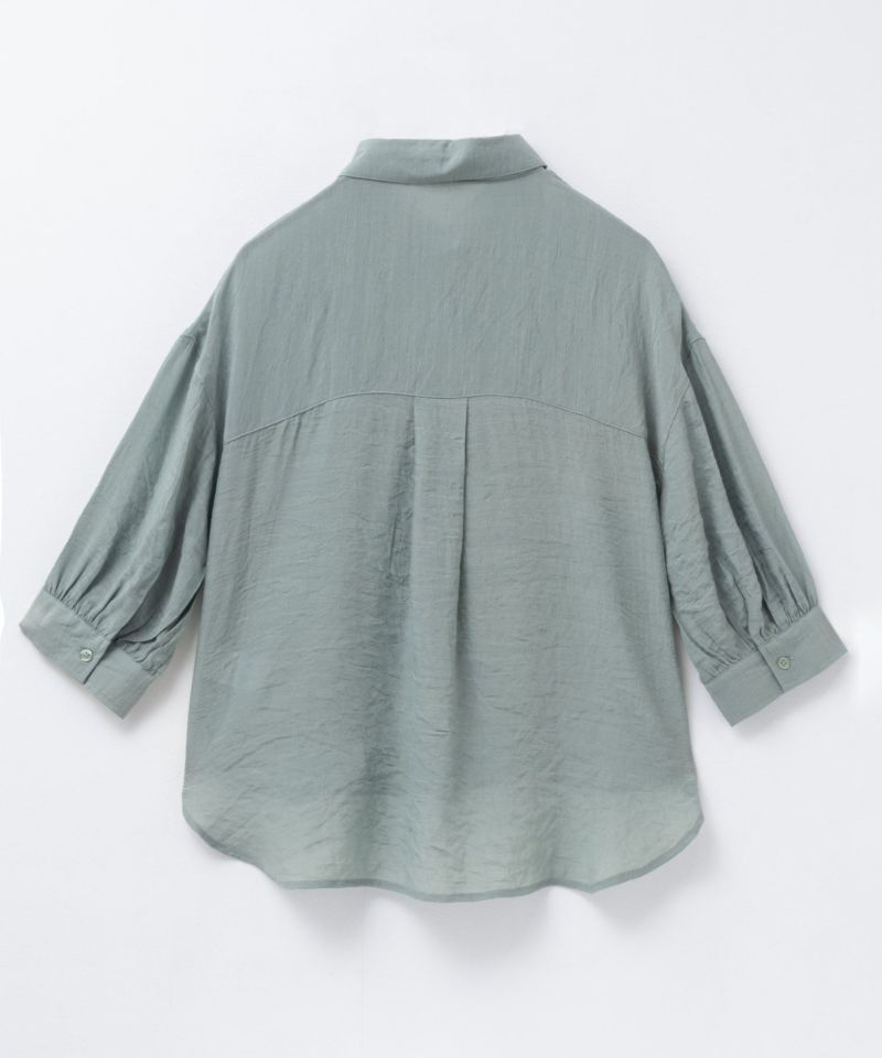 nAvy  スラブ前開き7分袖シャツ レディース商品画像-21