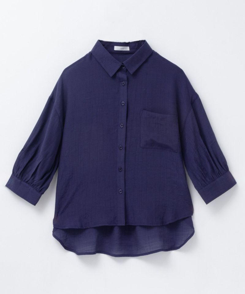 nAvy  スラブ前開き7分袖シャツ レディース商品画像-22