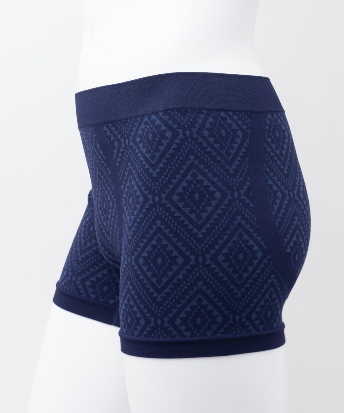 NAVY オルテガ柄成型ボクサーパンツ メンズ ネコポス 対応商品