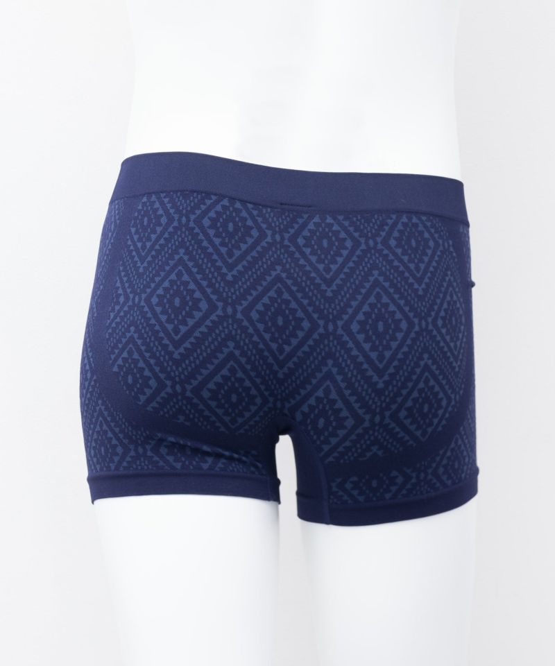NAVY オルテガ柄成型ボクサーパンツ メンズ メール便 対応商品商品画像-3