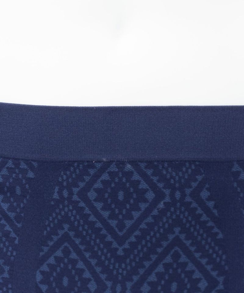 NAVY  オルテガ柄成型ボクサーパンツ メンズ メール便 対応商品商品画像-7