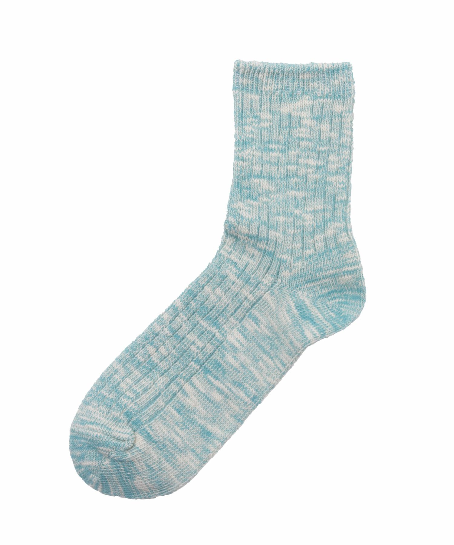 NAVY  クオーターソックス USAコットンスラブ レディース メール便 対応商品商品サムネイル-8