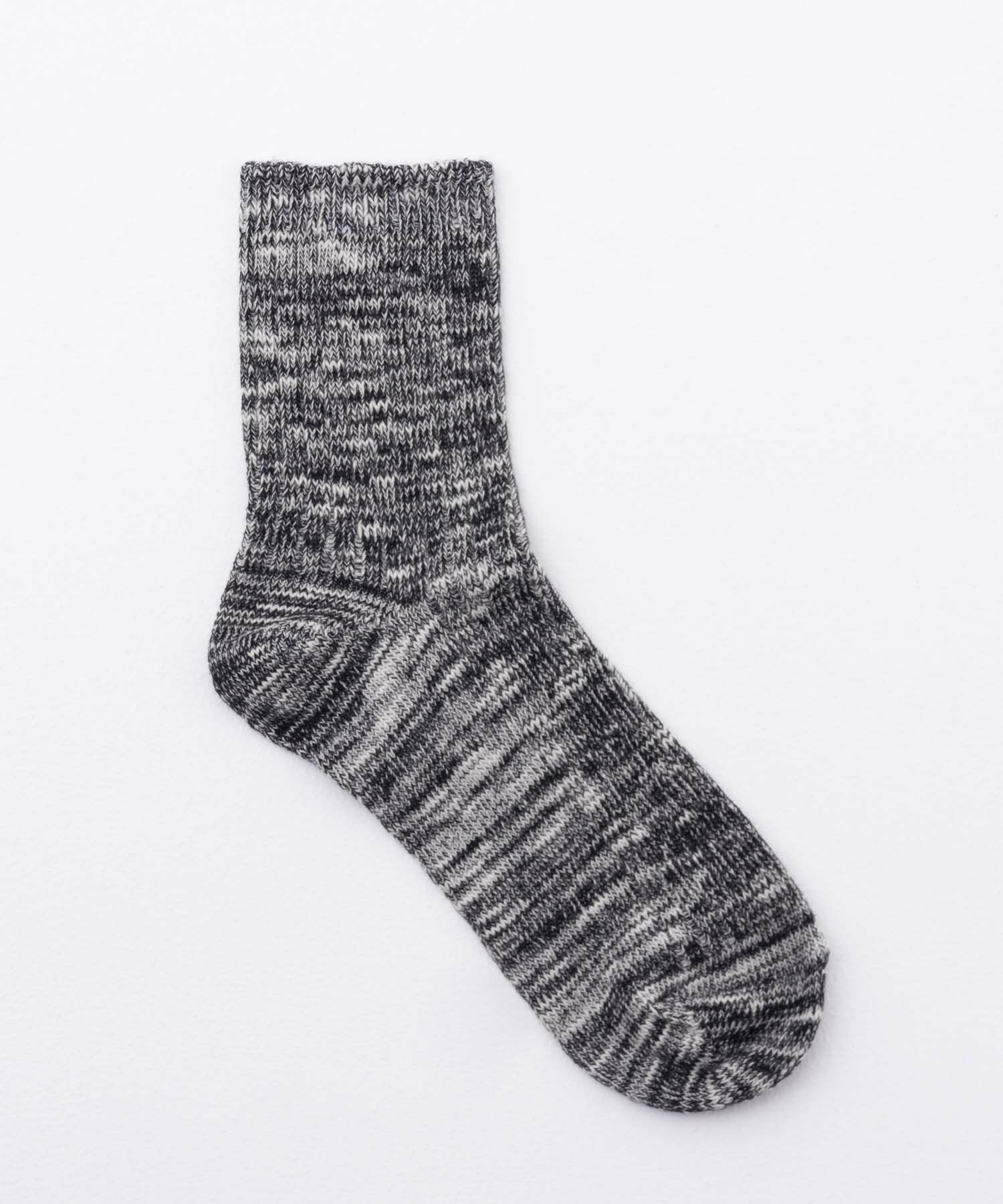 NAVY クオーターソックス USAコットンスラブ レディース