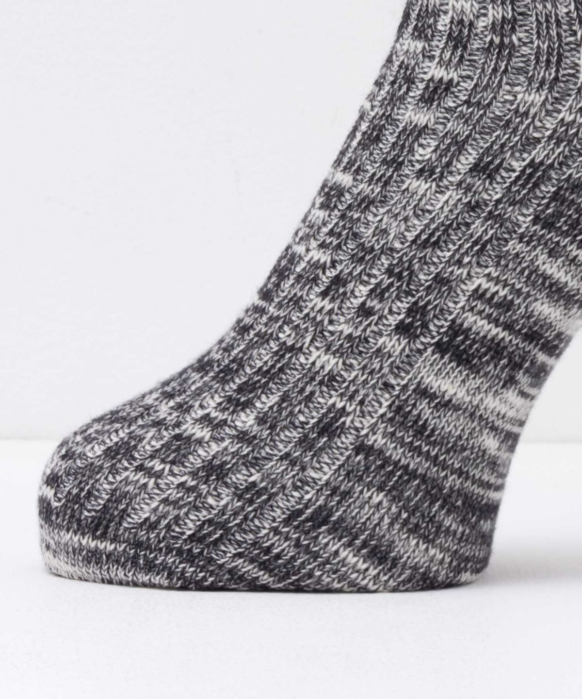 NAVY クオーターソックス USAコットンスラブ レディース