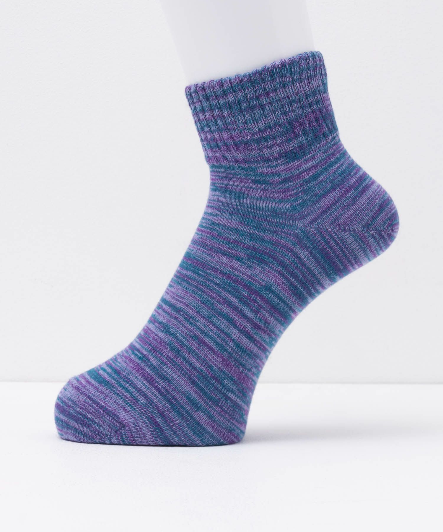 NAVY クオーターソックス カラーミックス レディース