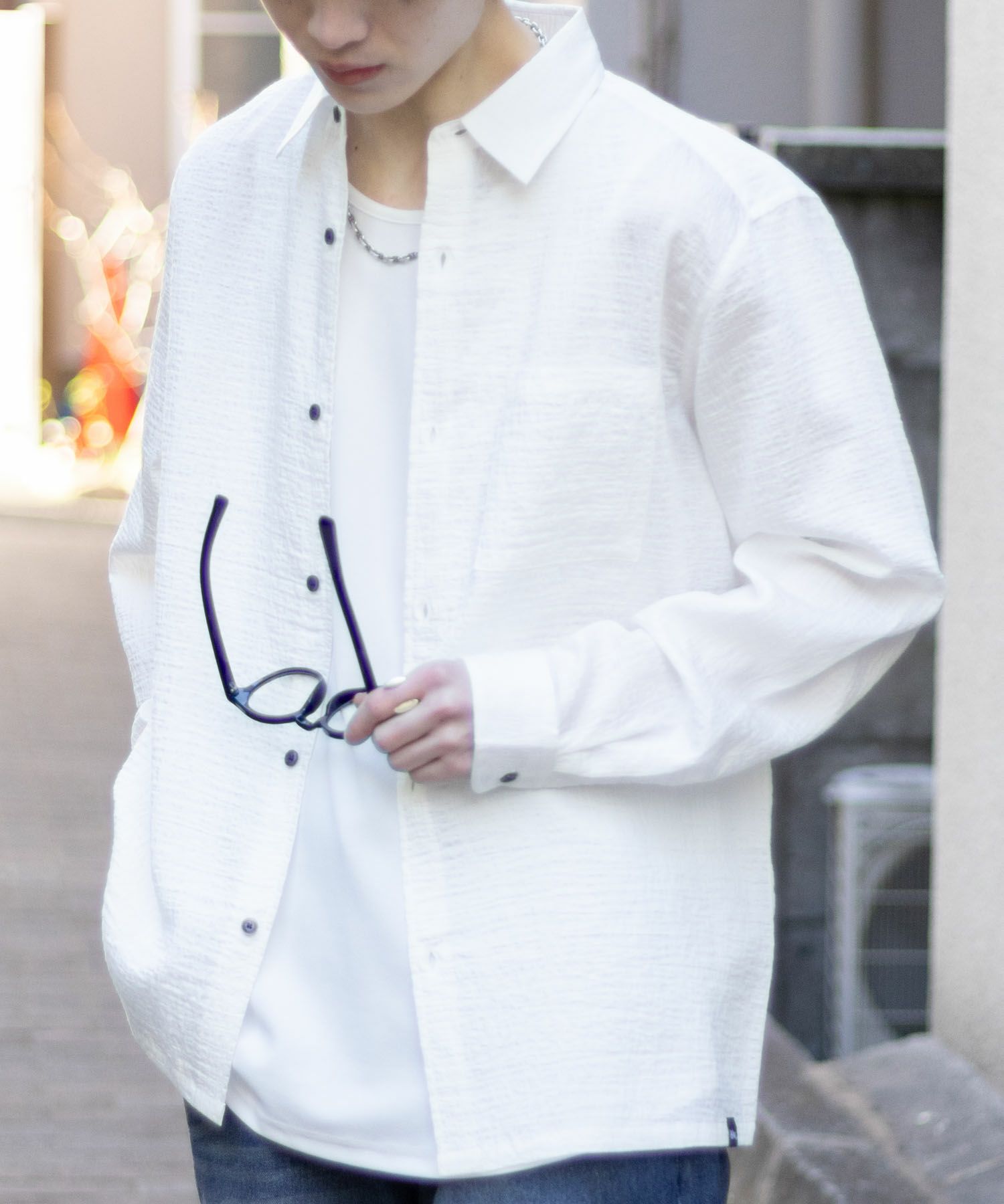 MOSSIMO  シアジャガードシャツ メンズ商品サムネイル-2
