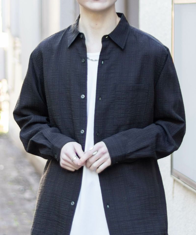 MOSSIMO  シアジャガードシャツ メンズ商品画像-4