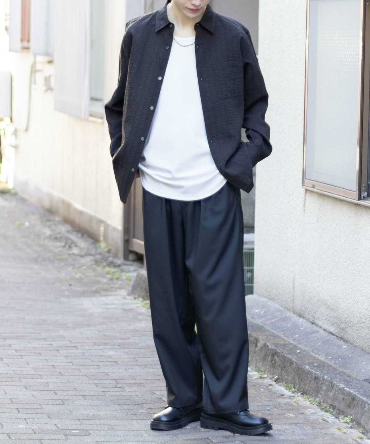 MOSSIMO シアジャガードシャツ メンズ