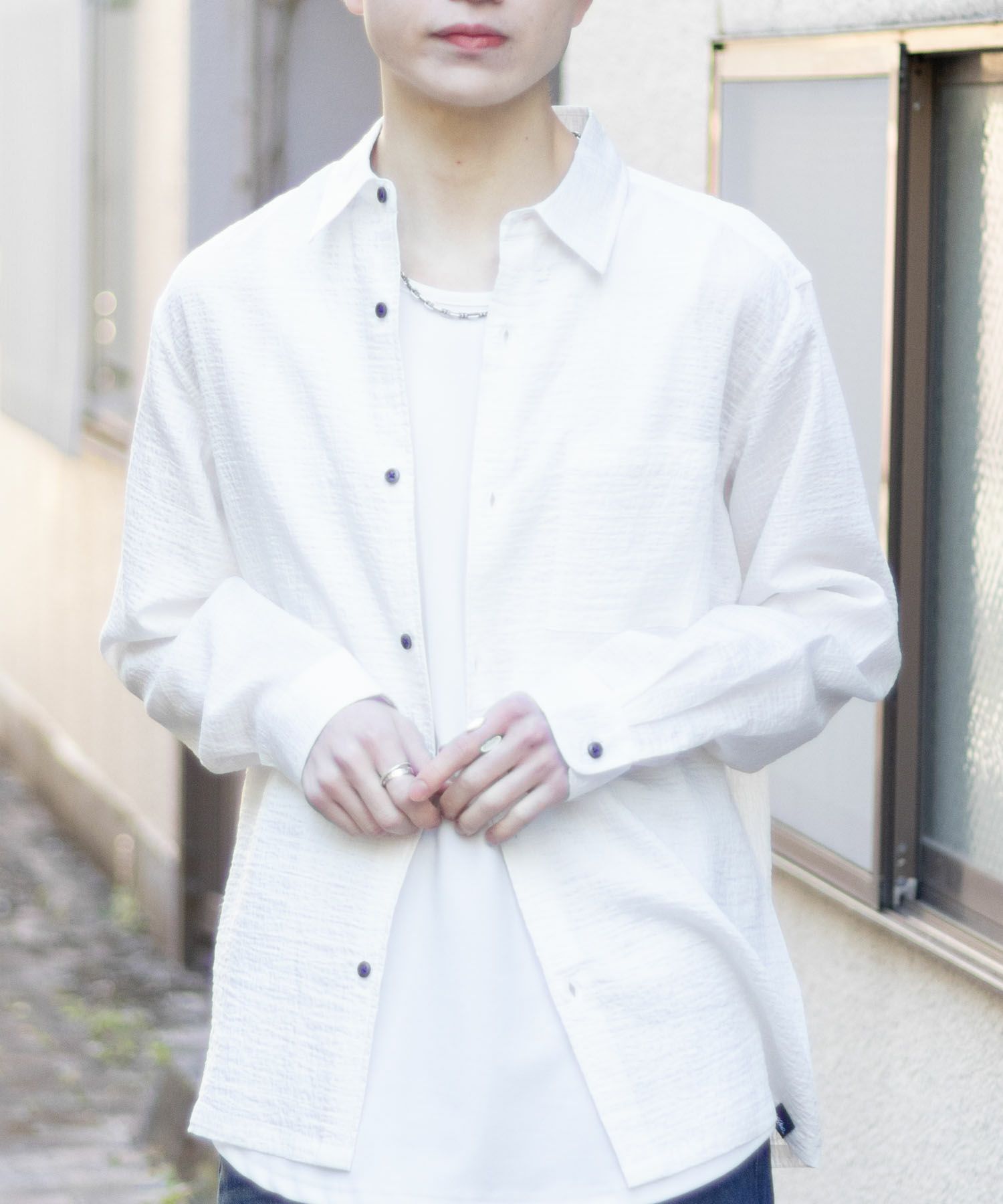 MOSSIMO シアジャガードシャツ メンズ