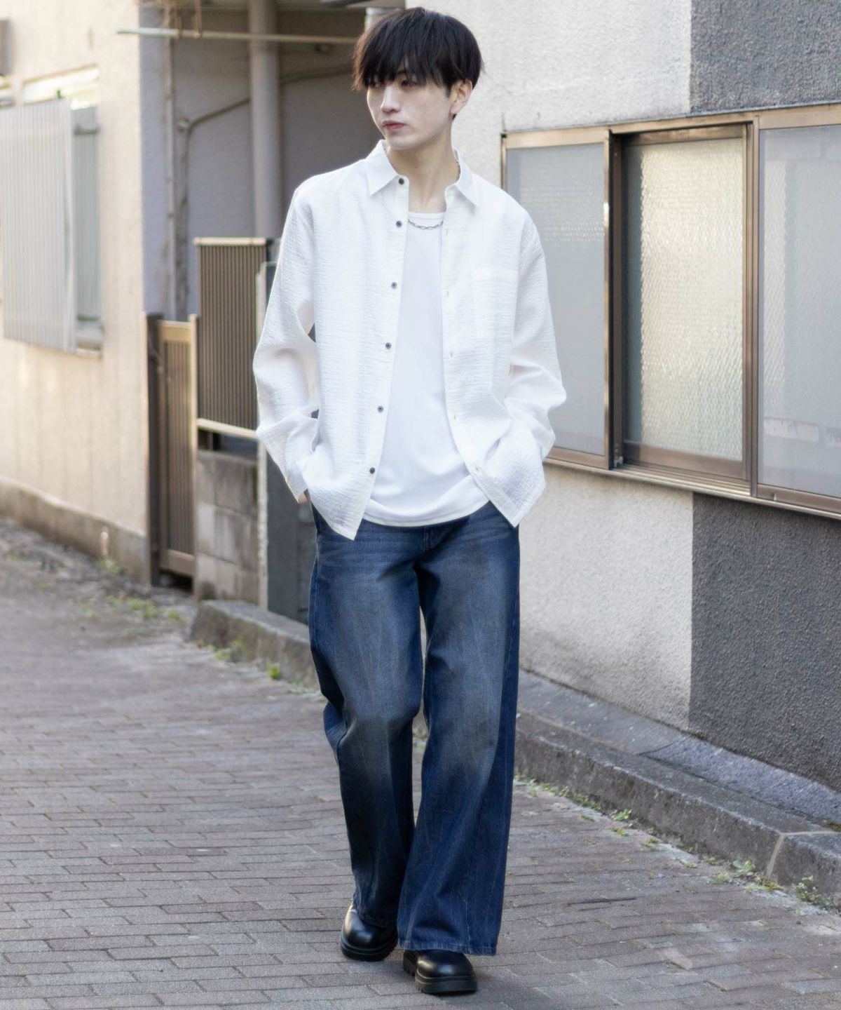 MOSSIMO シアジャガードシャツ メンズ