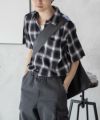 MOSSIMO オンブレチェックシャツ メンズ