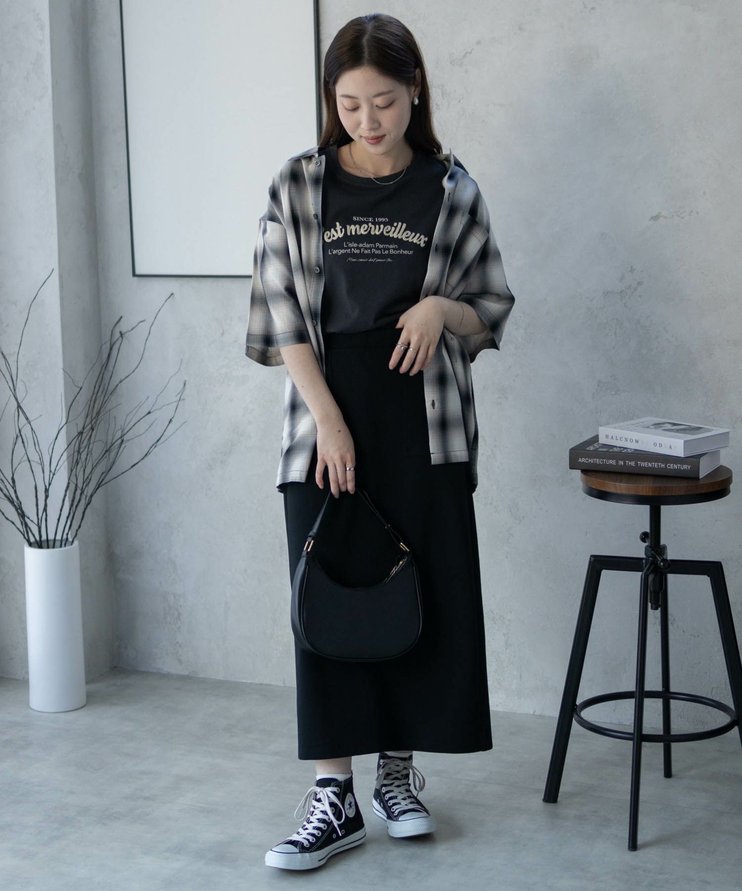 MOSSIMO オンブレチェックシャツ メンズ商品画像-38