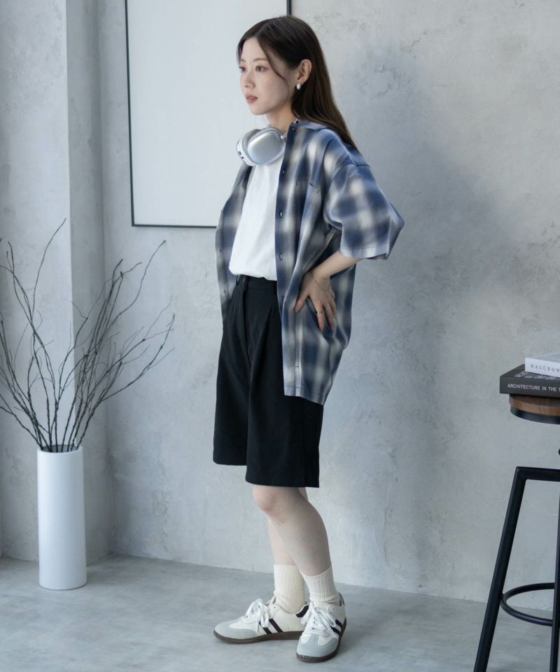 MOSSIMO オンブレチェックシャツ メンズ商品画像-40