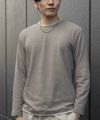 NAVY メランジレイヤーTシャツ メンズ