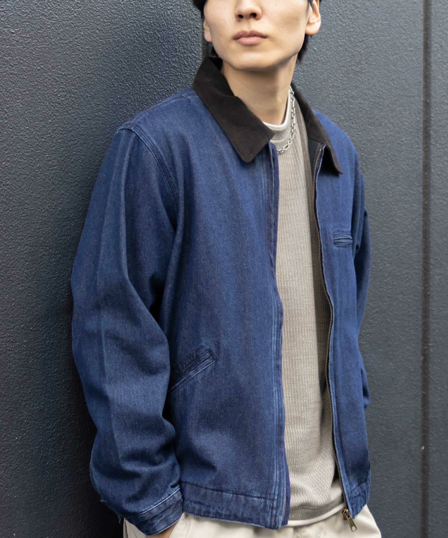 NAVY  メランジレイヤーTシャツ メンズ商品画像-15