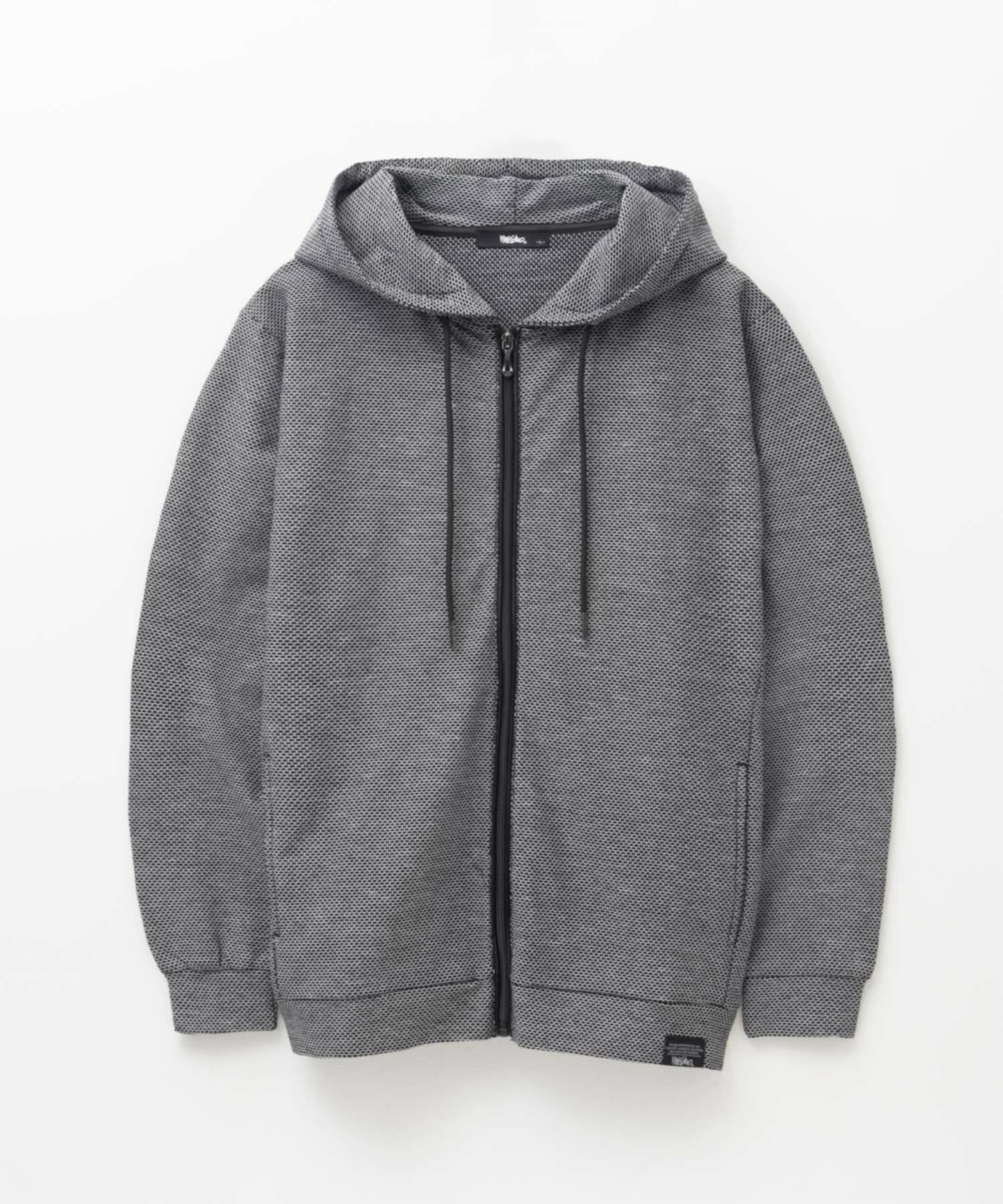 MOSSIMO  ハニカムジャガードジップパーカー メンズ商品サムネイル-1