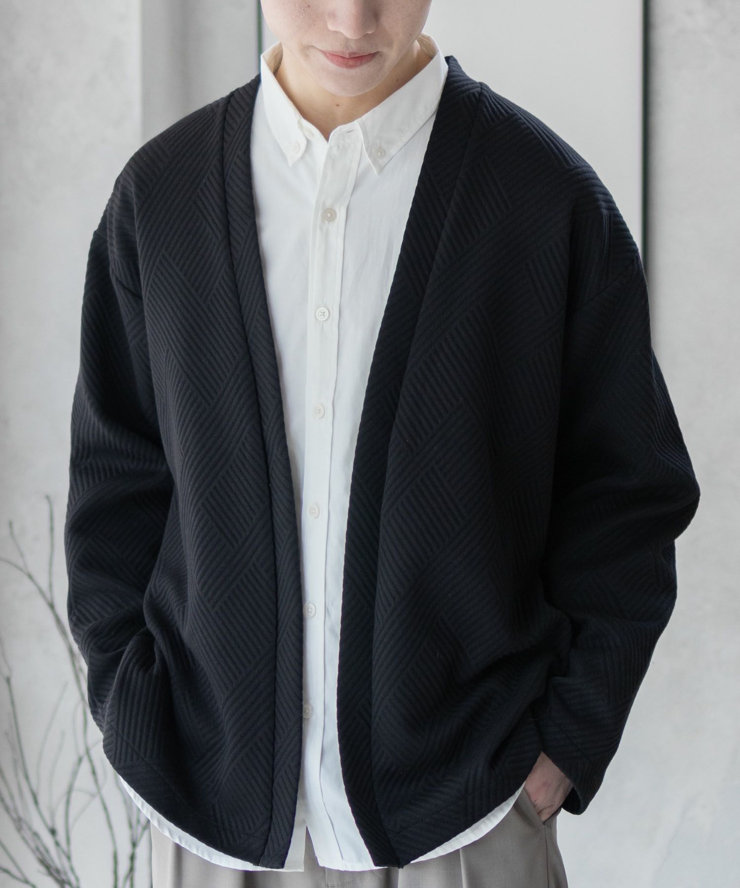 URBAN COLLECTION  膨れジャガードカーディガン メンズ商品サムネイル-7