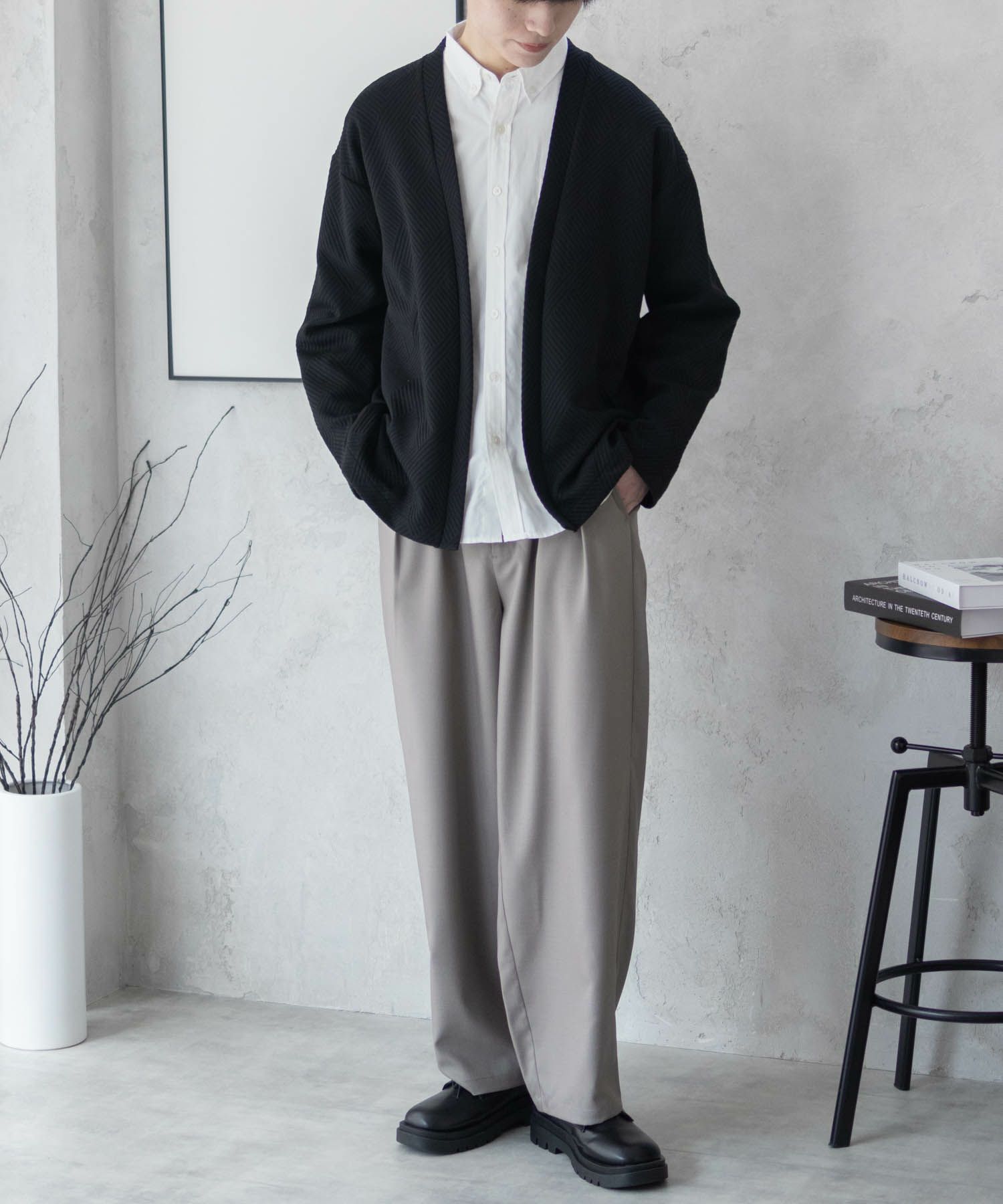 URBAN COLLECTION  膨れジャガードカーディガン メンズ商品サムネイル-10