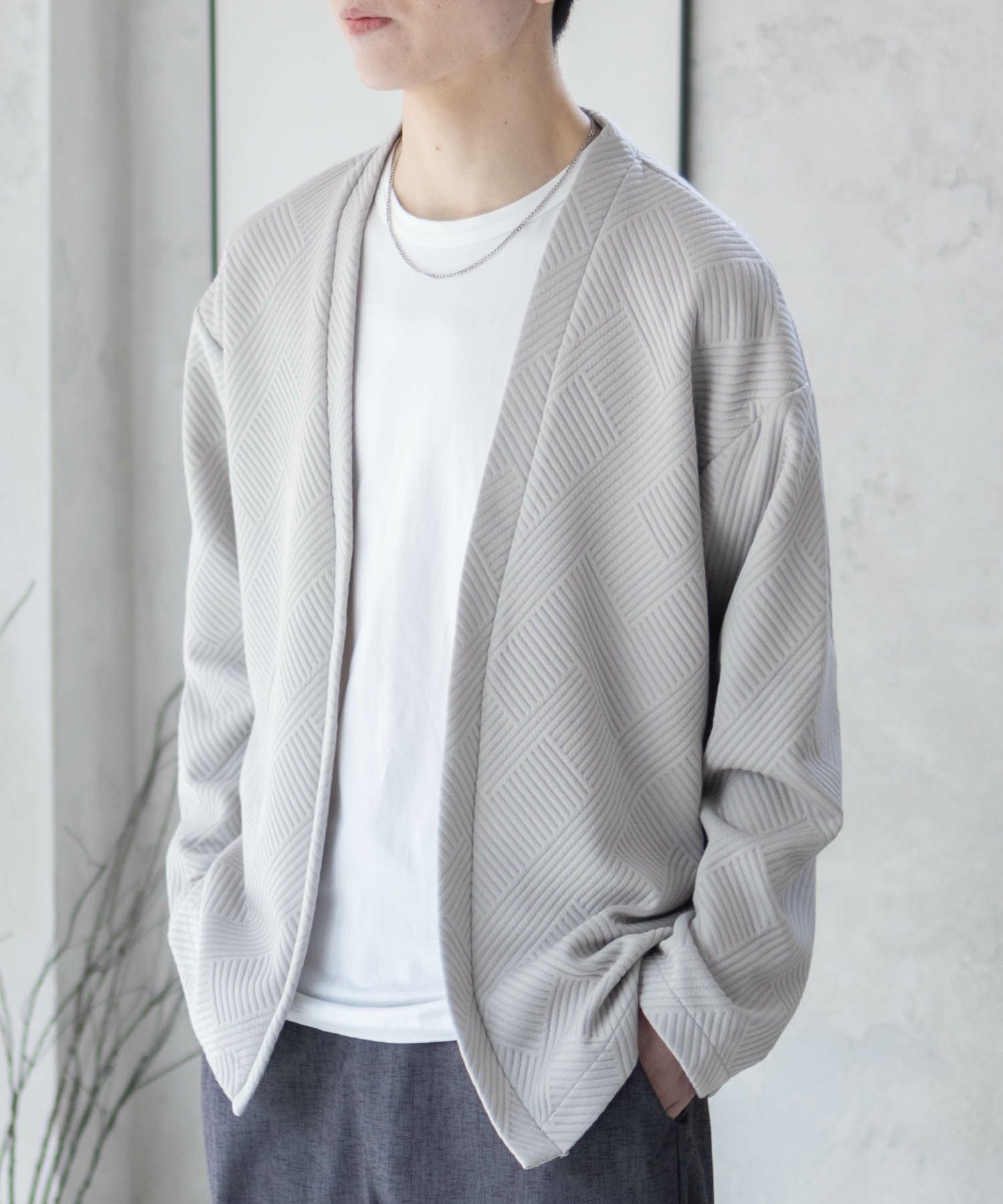 URBAN COLLECTION  膨れジャガードカーディガン メンズ商品サムネイル-11