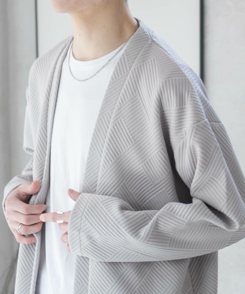 URBAN COLLECTION  膨れジャガードカーディガン メンズ商品画像-13