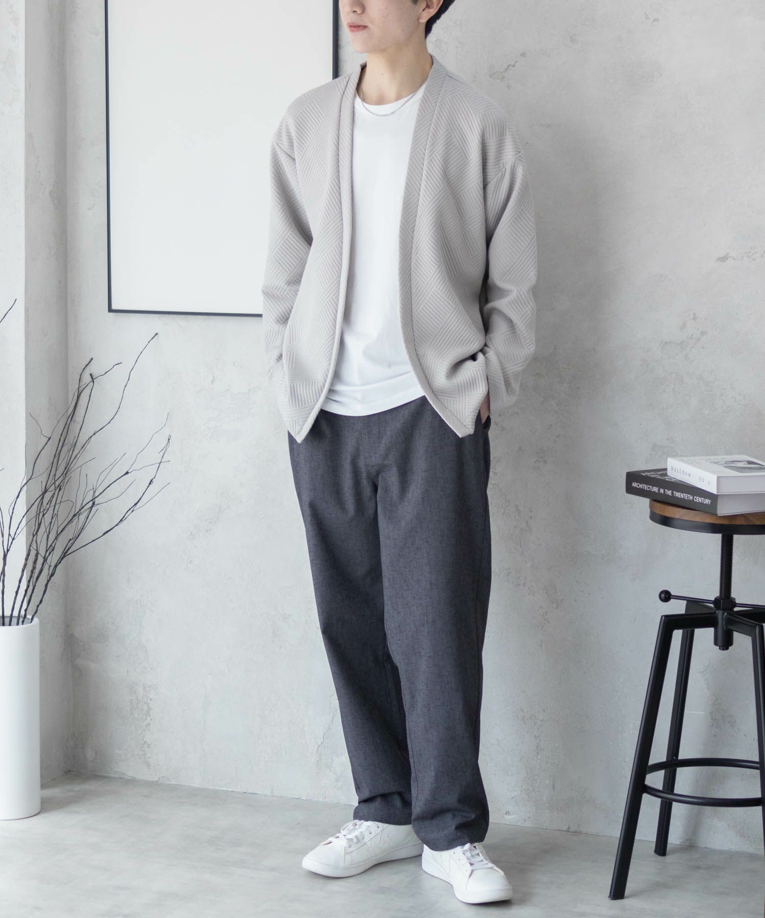 URBAN COLLECTION  膨れジャガードカーディガン メンズ商品サムネイル-15