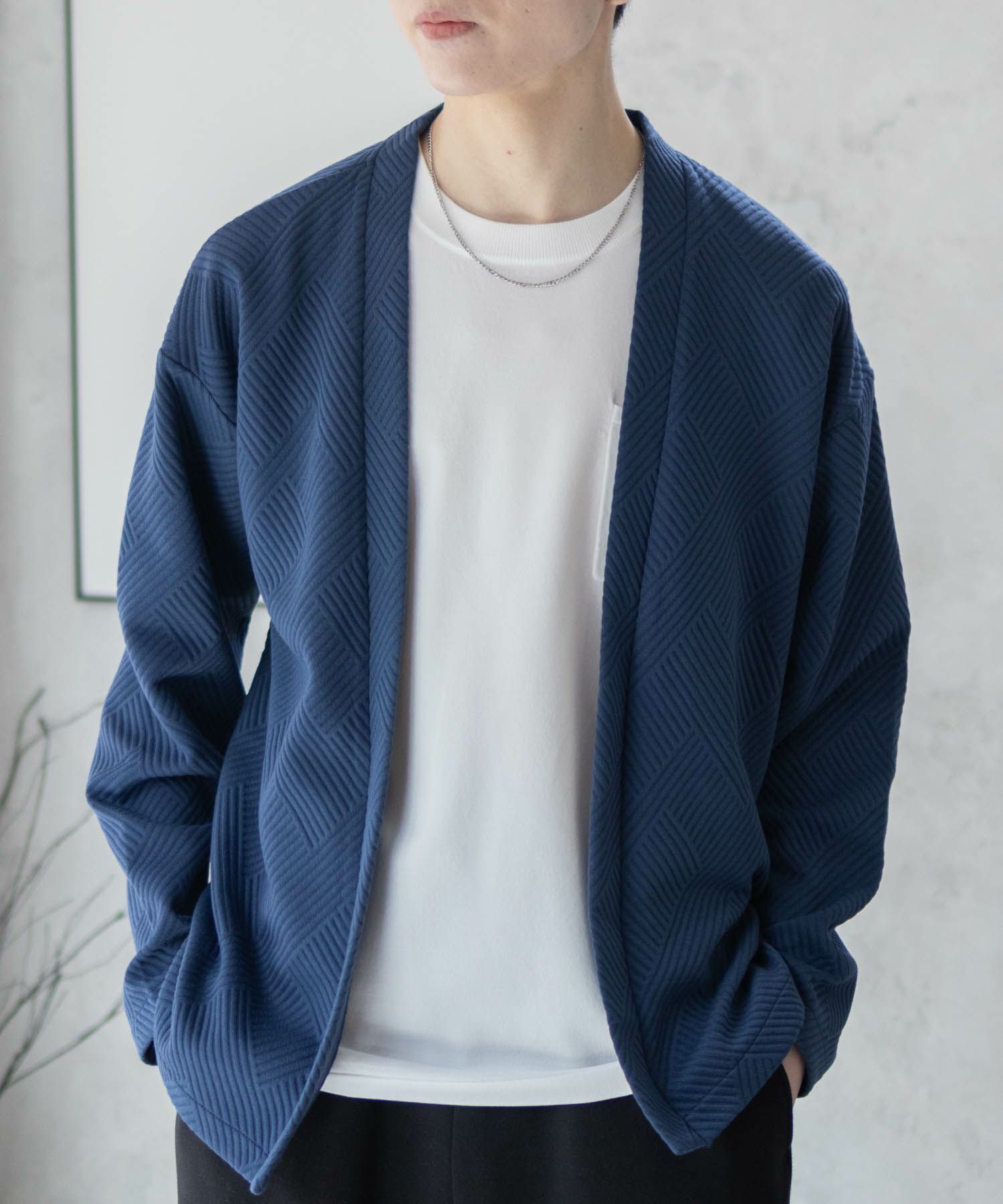 URBAN COLLECTION  膨れジャガードカーディガン メンズ商品サムネイル-17