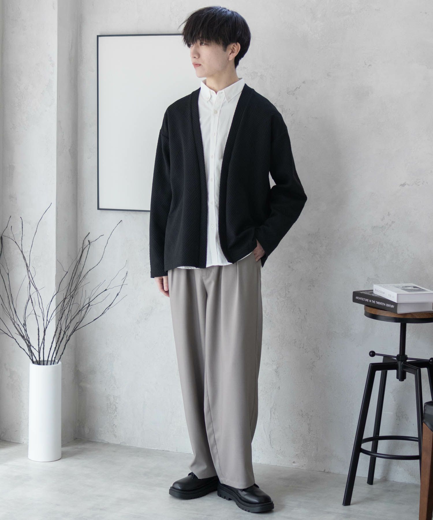 URBAN COLLECTION  膨れジャガードカーディガン メンズ商品サムネイル-29