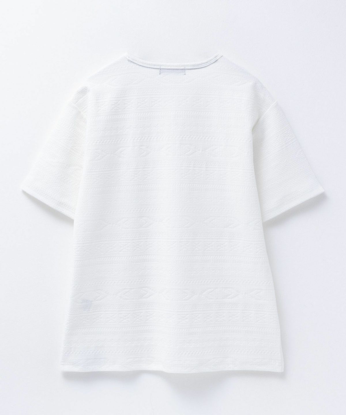 MOSSIMO オルテガ柄ジャガードVネックTシャツ メンズ ネコポス 対応商品