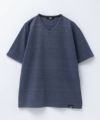 MOSSIMO オルテガ柄ジャガードVネックTシャツ メンズ ネコポス 対応商品