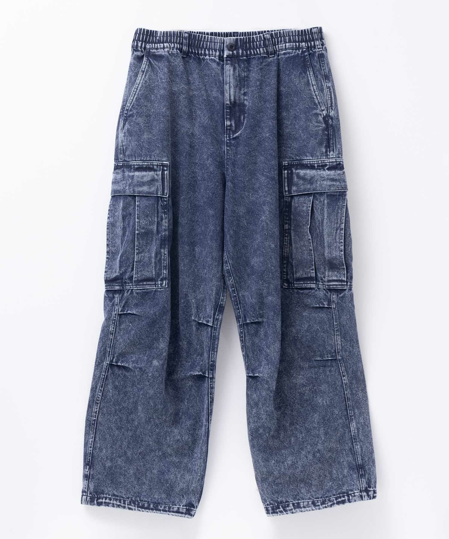 NAVY デニムカーゴパンツ メンズ