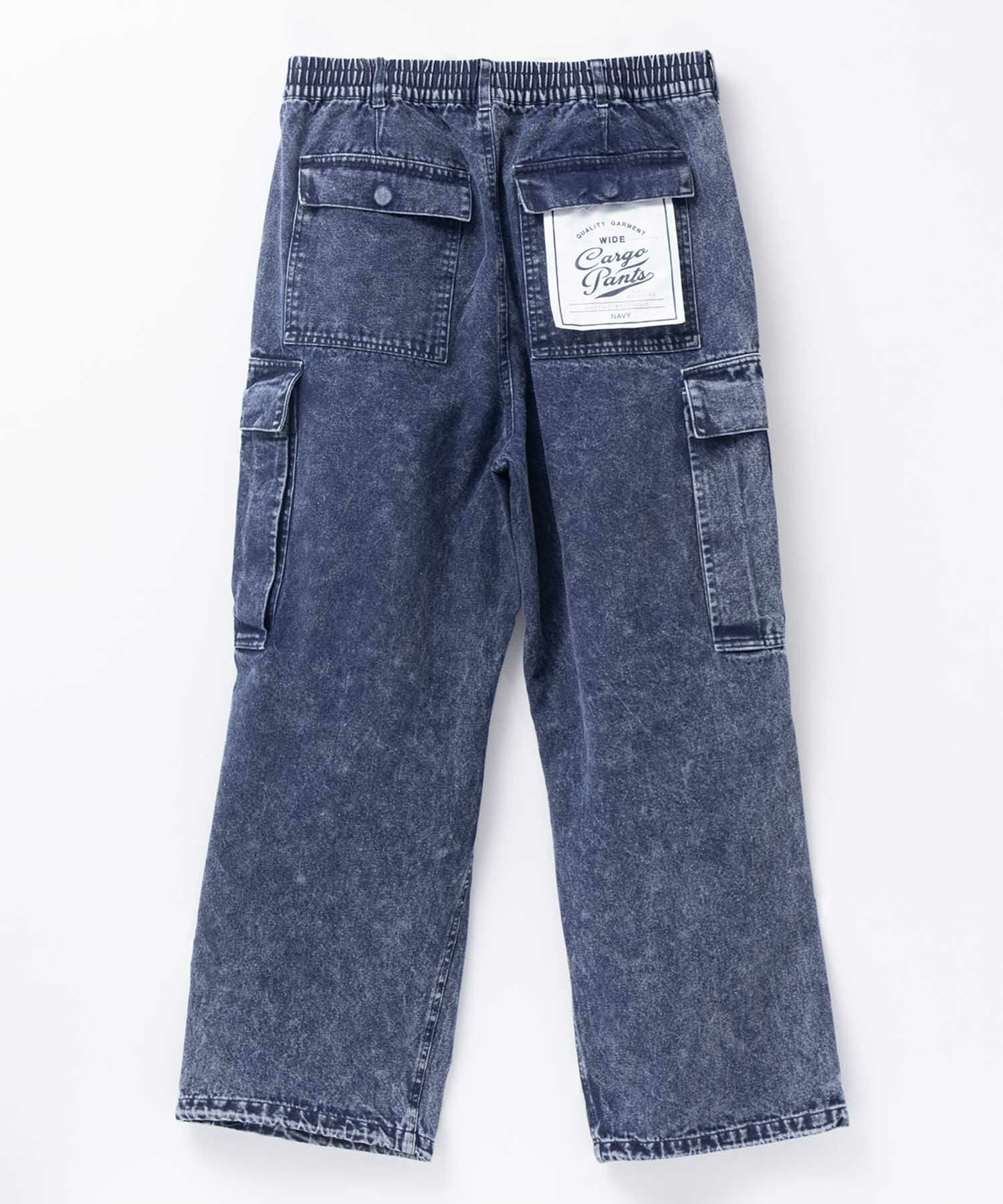 NAVY デニムカーゴパンツ メンズ