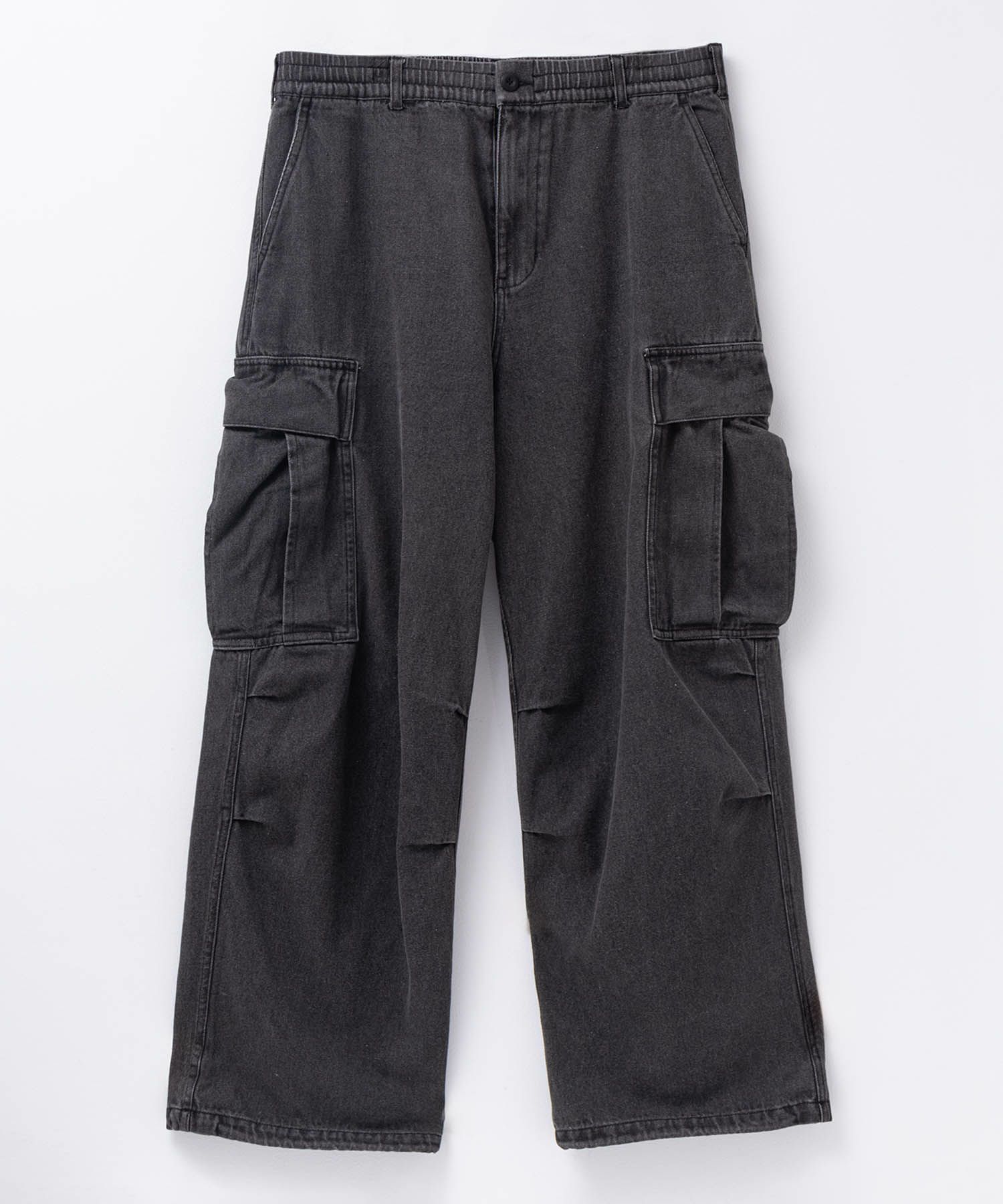 NAVY デニムカーゴパンツ メンズ