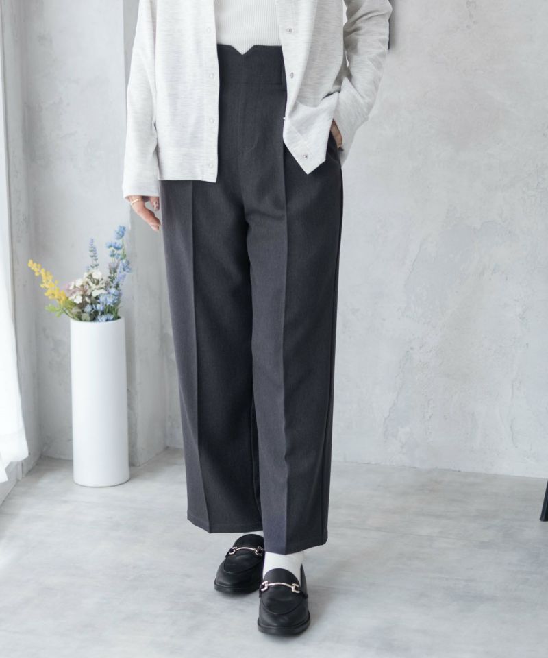 nAvy  ハイウエストワイドストレートパンツ レディース商品画像-1