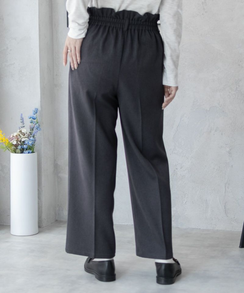 nAvy  ハイウエストワイドストレートパンツ レディース商品画像-8