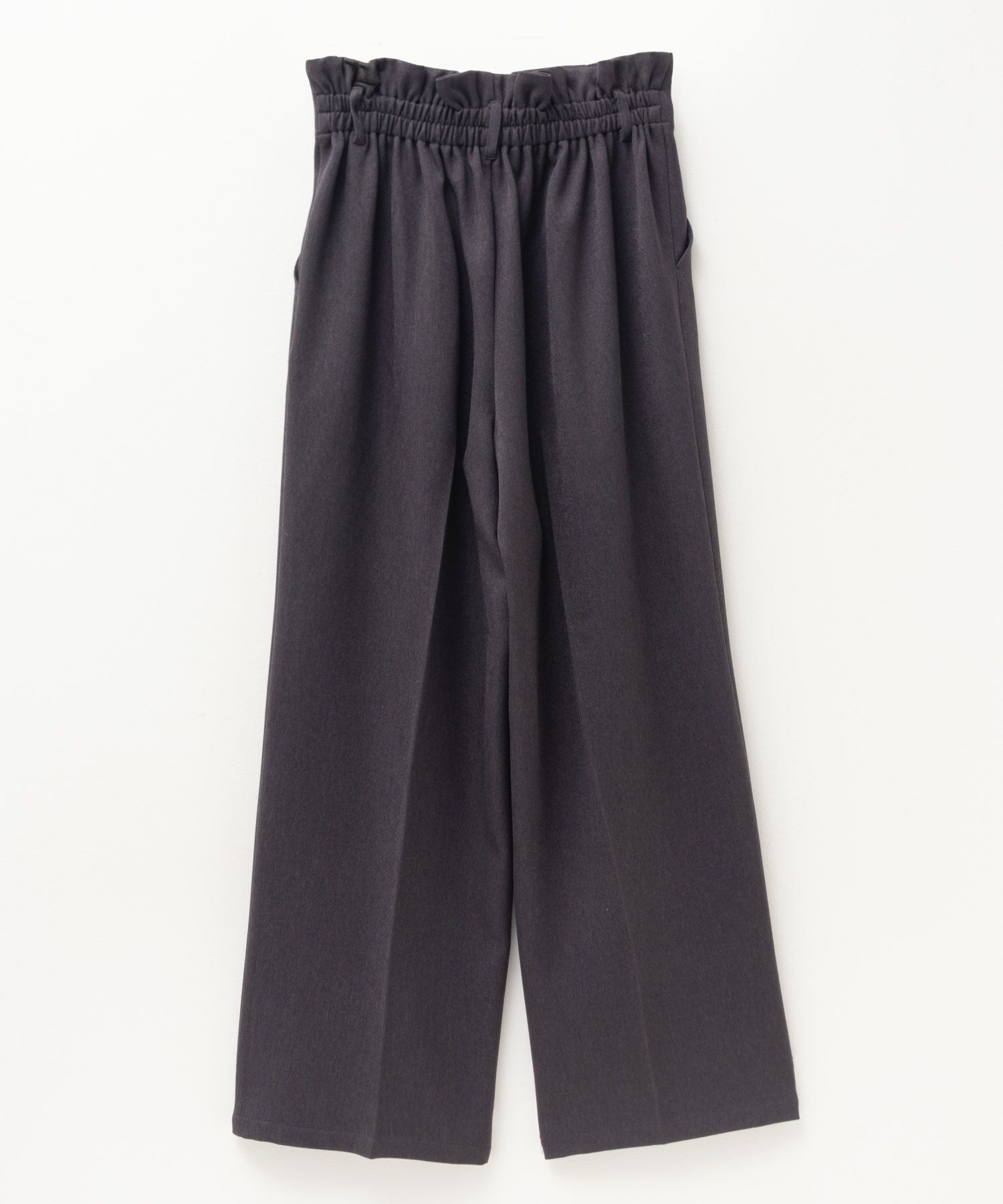 nAvy ハイウエストワイドストレートパンツ レディース