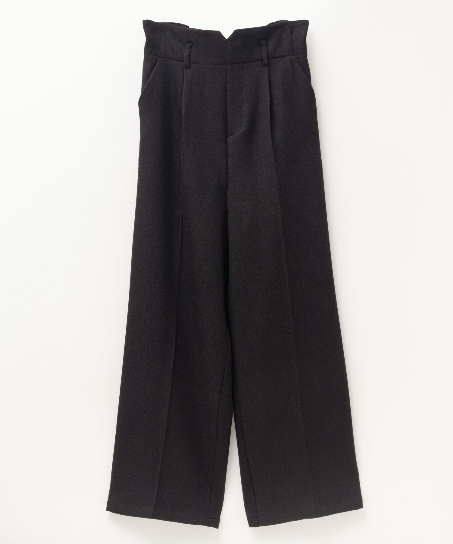 nAvy ハイウエストワイドストレートパンツ レディース