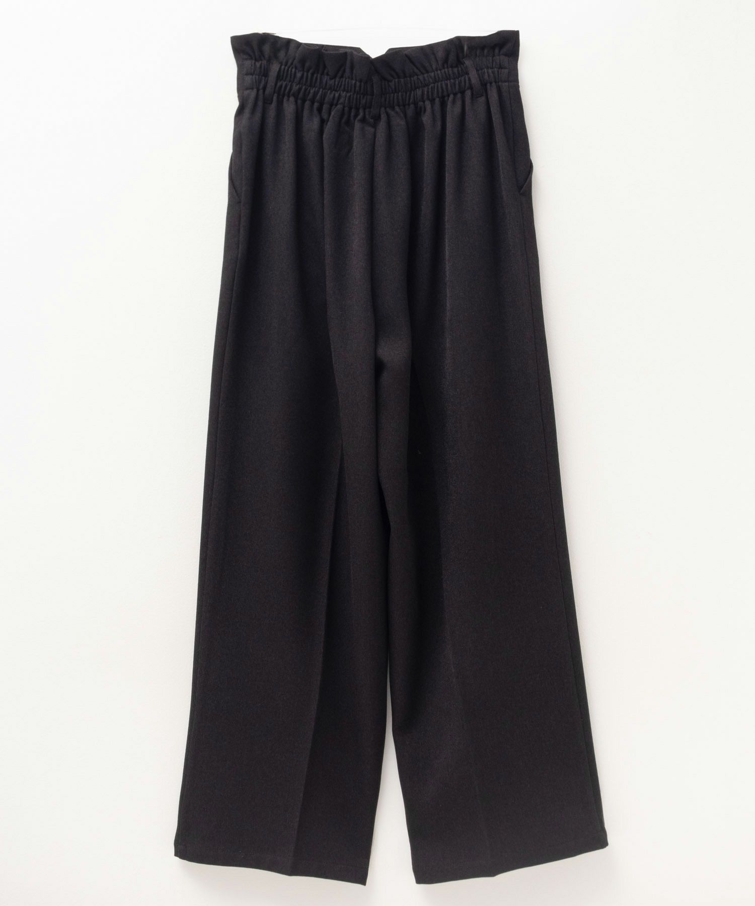 nAvy ハイウエストワイドストレートパンツ レディース