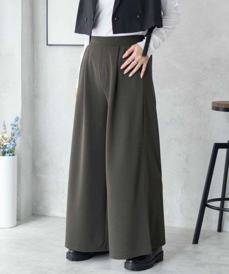 nAvy  ジョーゼットワイドパンツ レディース商品画像-3