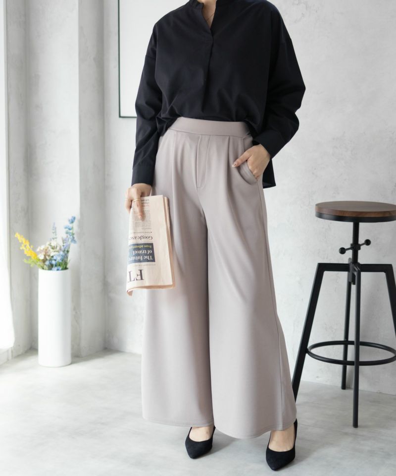 nAvy  ジョーゼットワイドパンツ レディース商品画像-5