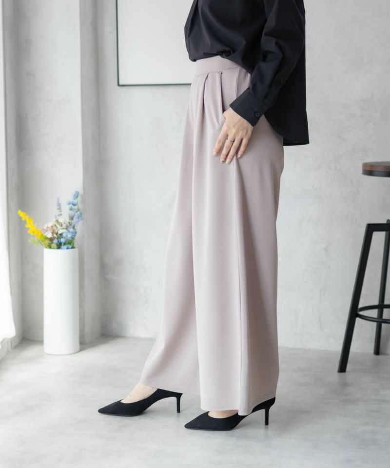 nAvy  ジョーゼットワイドパンツ レディース商品画像-7