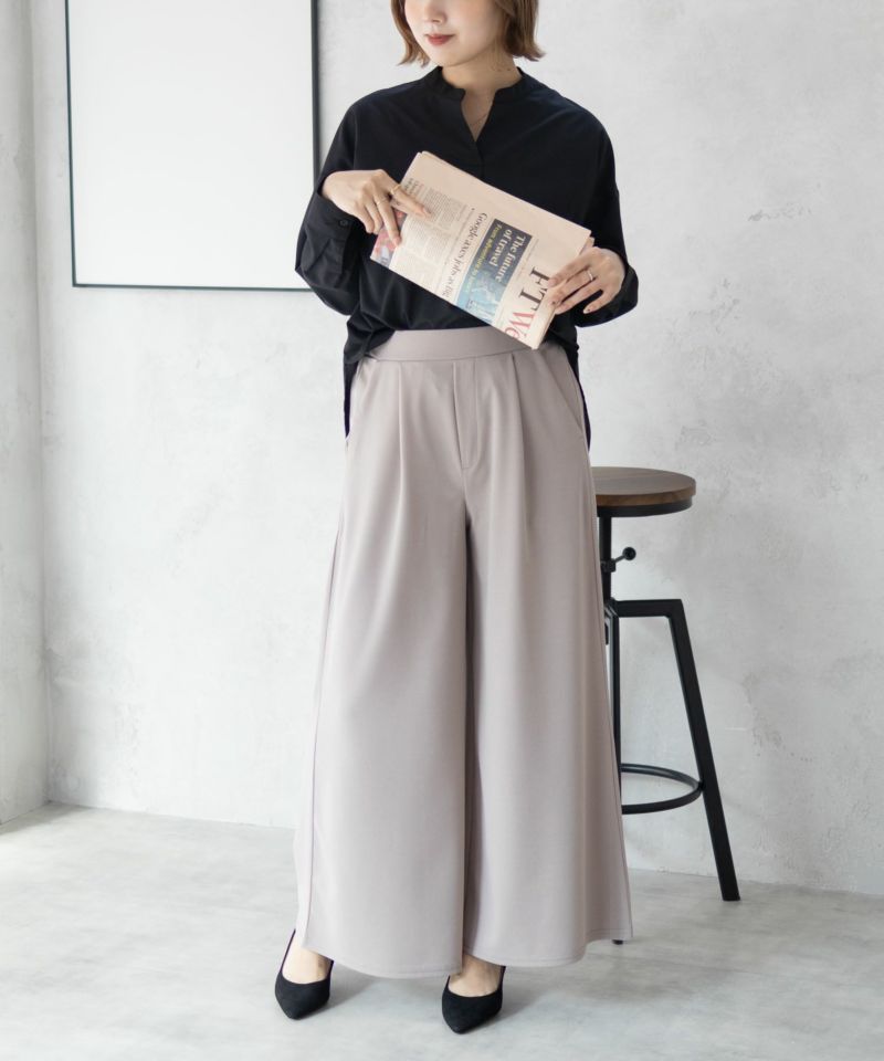 nAvy  ジョーゼットワイドパンツ レディース商品画像-9
