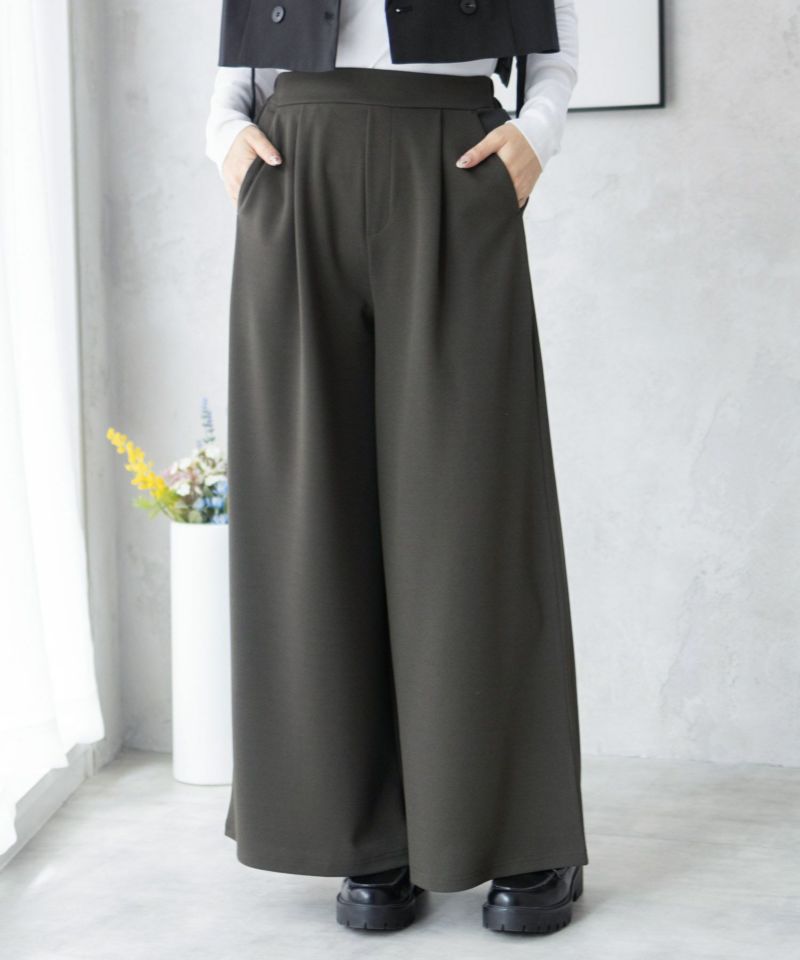 nAvy ジョーゼットワイドパンツ レディース