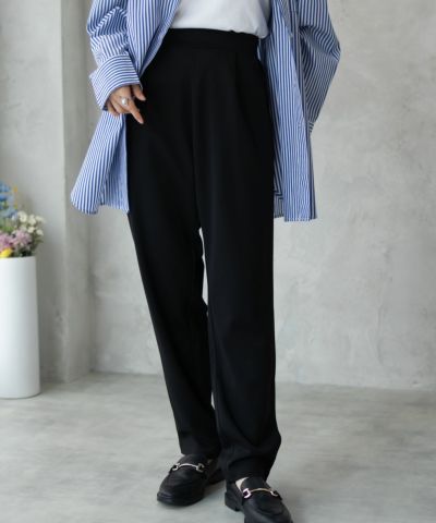 nAvy  ジョーゼットテーパードパンツ レディース