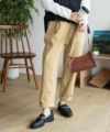 nAvy ストレッチチノテーパードパンツ レディース